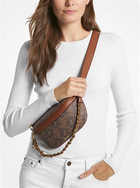 michael kors slater extra-small logo sling pack